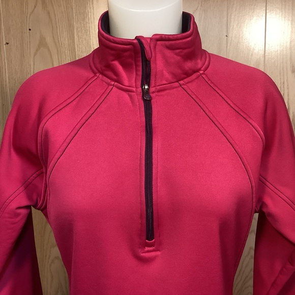 Under Armour semi fitted womens 1/4 zip pullover size large - Picture 2 of 14